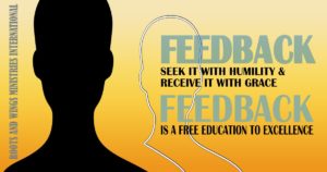 Feedback is crucial for success