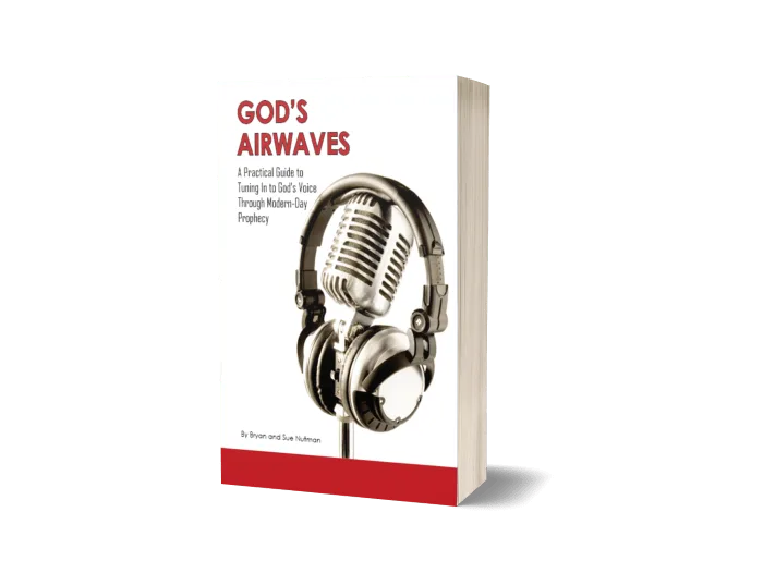 3d book cover for Gods Airwaves book on prophecy