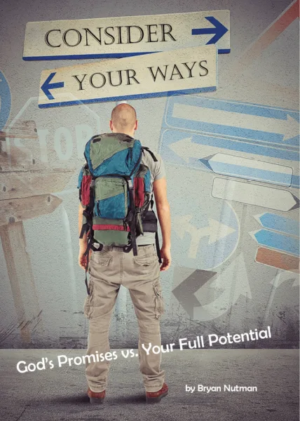 consider your ways cd cover with man with backpack considering his ways